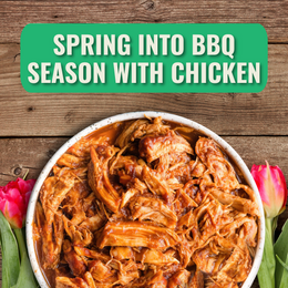 Seasoned Hand Pulled Chicken With BBQ Sauce